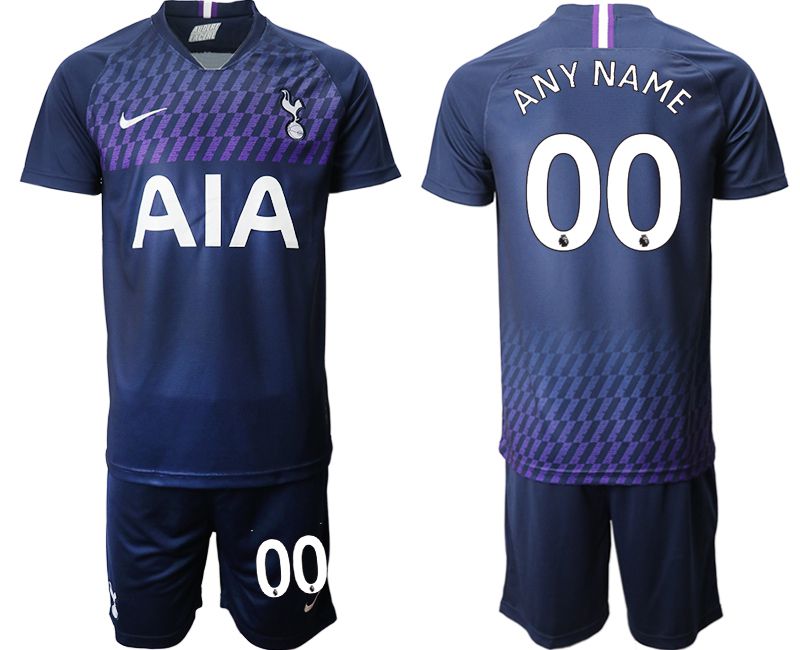 Men 2019-2020 club Tottenham Hotspur away customized blue Soccer Jerseys